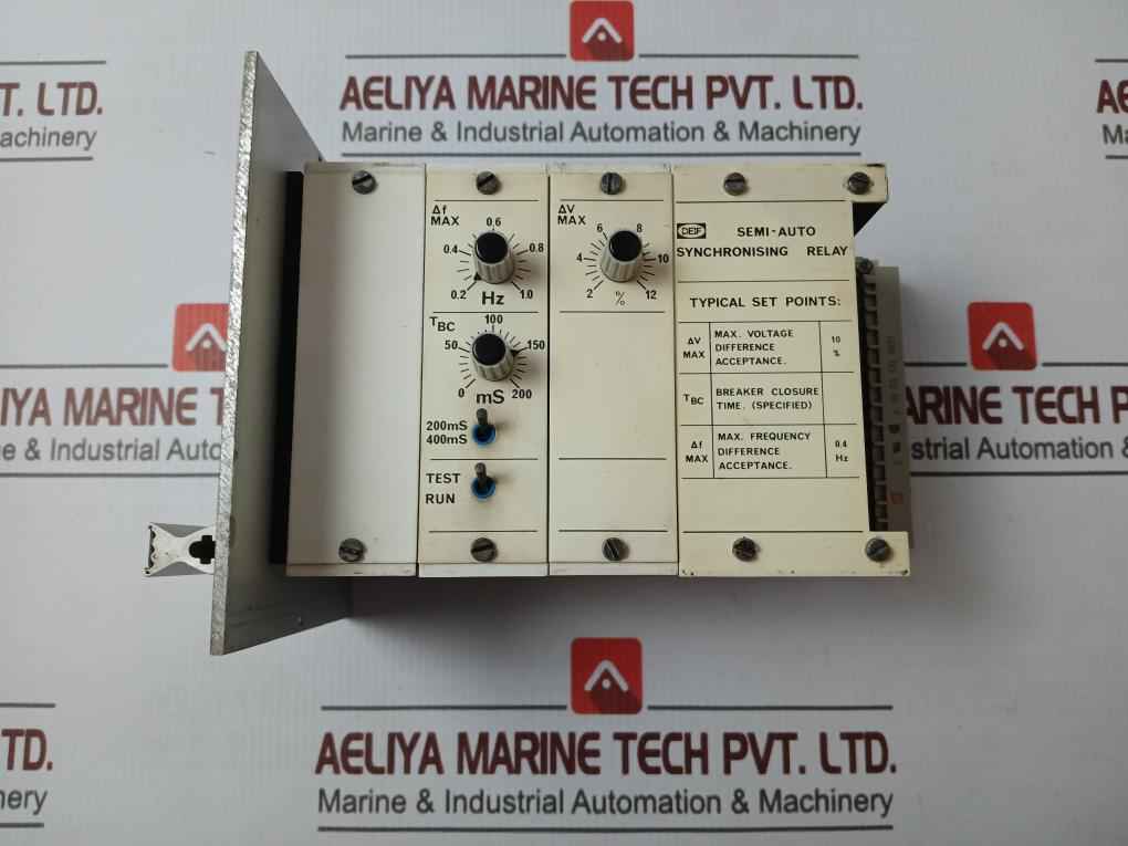Deif Has-2R Semi-auto Synchronising Relay 440V M 17D.4.7B - Image 2