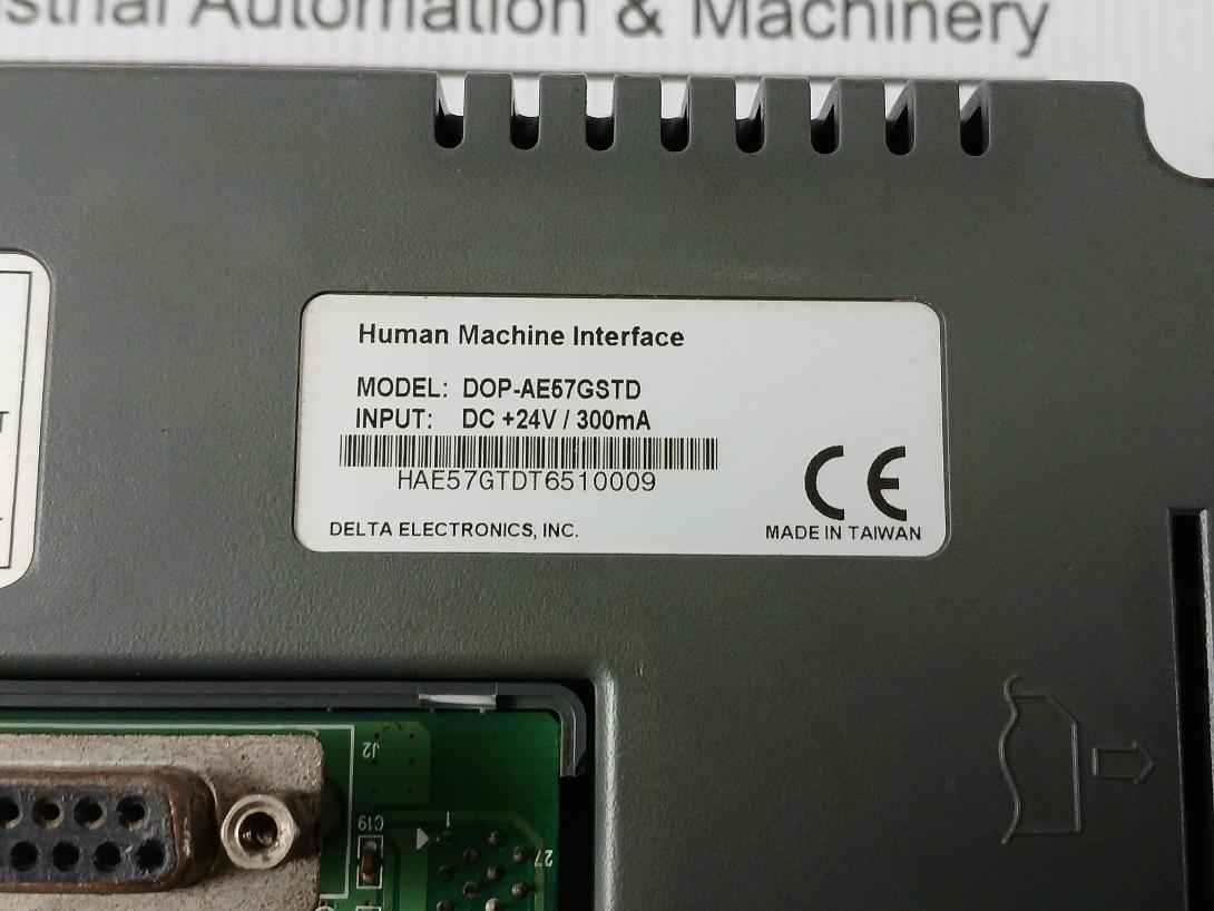 Delta Dop-ae57Gstd Human Machine Interface Dc +24V/300Ma Hae57Gtdt6510009 - Image 9