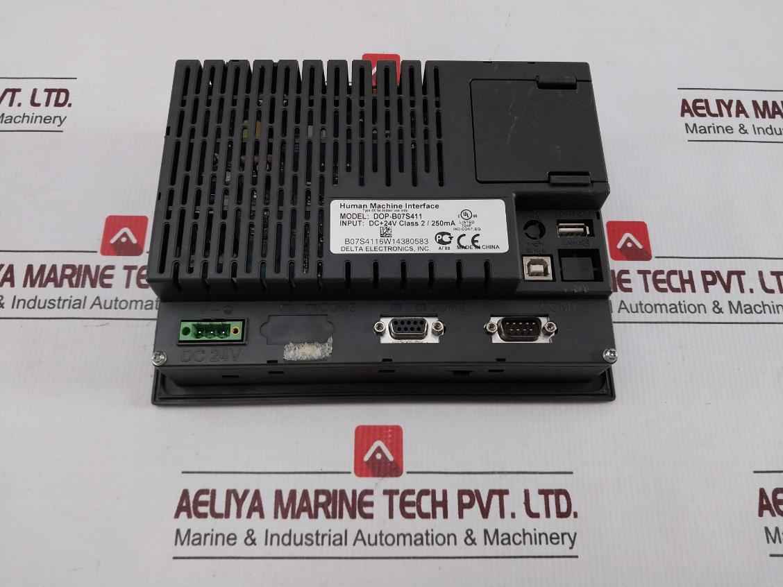 Delta Electronics Dop-b07S411 Human Machine Interface Dc 24V 250Ma (Nor Working) - Image 3