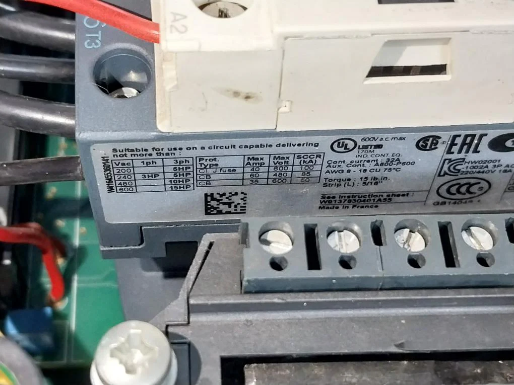 Demag 71946945-05.500 Electrical Control Panel 25A/250Vac - Image 8
