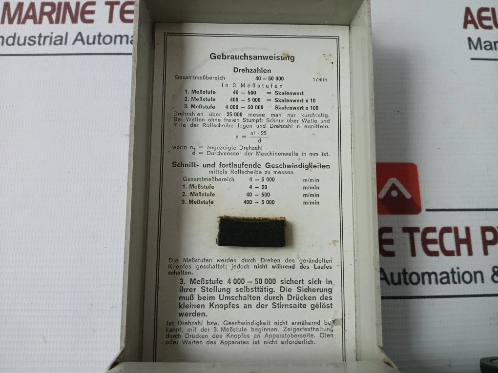 Deumo 50 To 500 Speed Tachometer Set 40 To 50000 Range - Image 6
