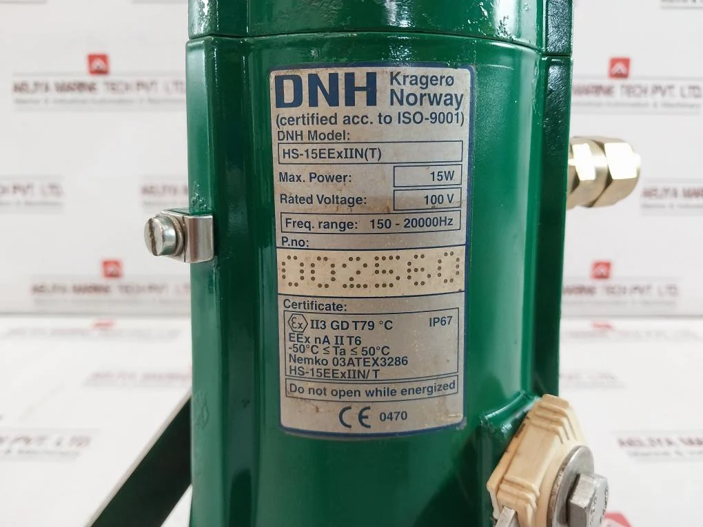 Dnh Hs-15Eexiin(T) Aluminium Horn Loudspeaker 15W 100 V - Image 9