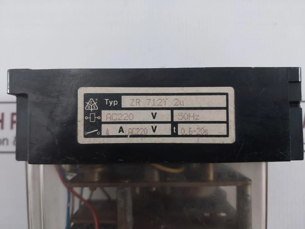 E. Dold & Sohne Zr 712T 2U Time Delay Relay 4A Ac220V 50Hz 0-20 Sec - Image 6