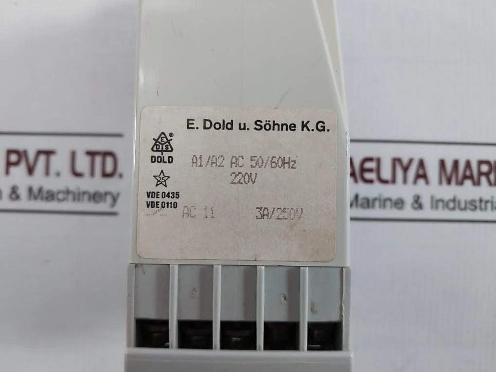 E.Dold U.Sohne Aa 9906.82 Minimeter Time Delay Relay 0,15-3,0 K10M 220V Vde 0435 - Image 7