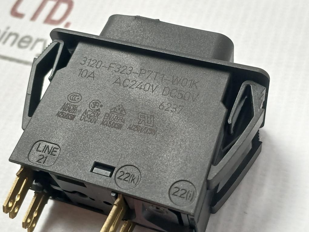 E-t-a 3120-f323-p7T1-w01K 10A Thermal Circuit Breaker - Image 5