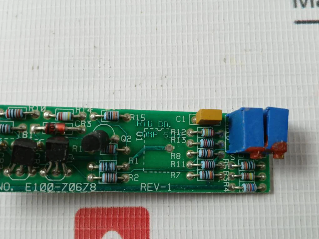 E100-70678 Rev-1 0-200C Printed Circuit Board Unit - Image 6