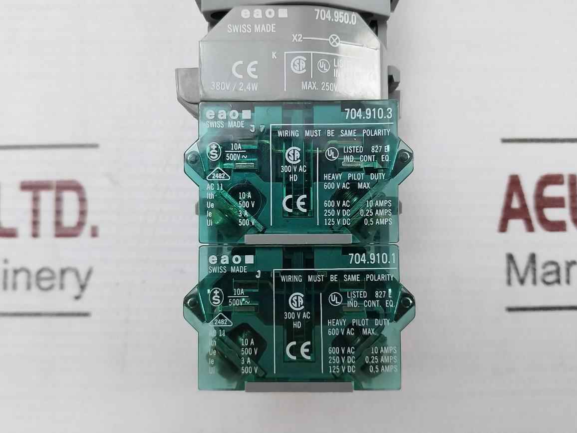 Eao 704.910.3 Illuminated Pushbutton Switch 380V 2,4W - Image 8