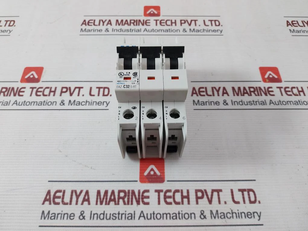 Eaton Faz-c32/3-rt Miniature Circuit Breaker Ul489 3 Pole 440V 50/60Hz 32A 4Kv - Image 2