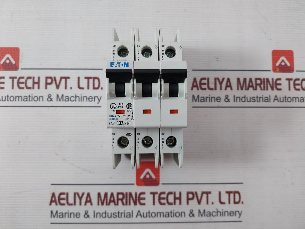 Eaton Faz-c32/3-rt Miniature Circuit Breaker Ul489 3 Pole 440V 50/60Hz 32A 4Kv - Image 3