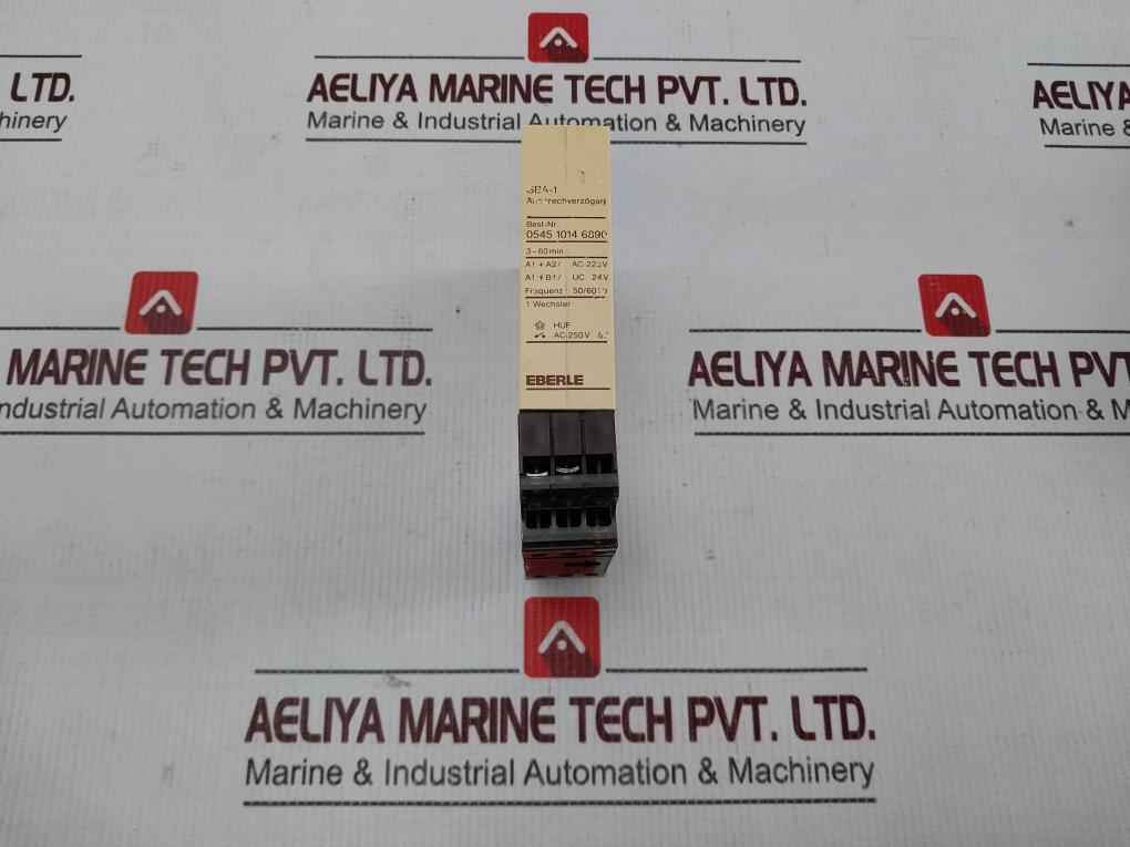 Eberle Sba-1 On Delay Time Relay 3-60 Min 220v Ac / 24v Uc 8a - Image 4