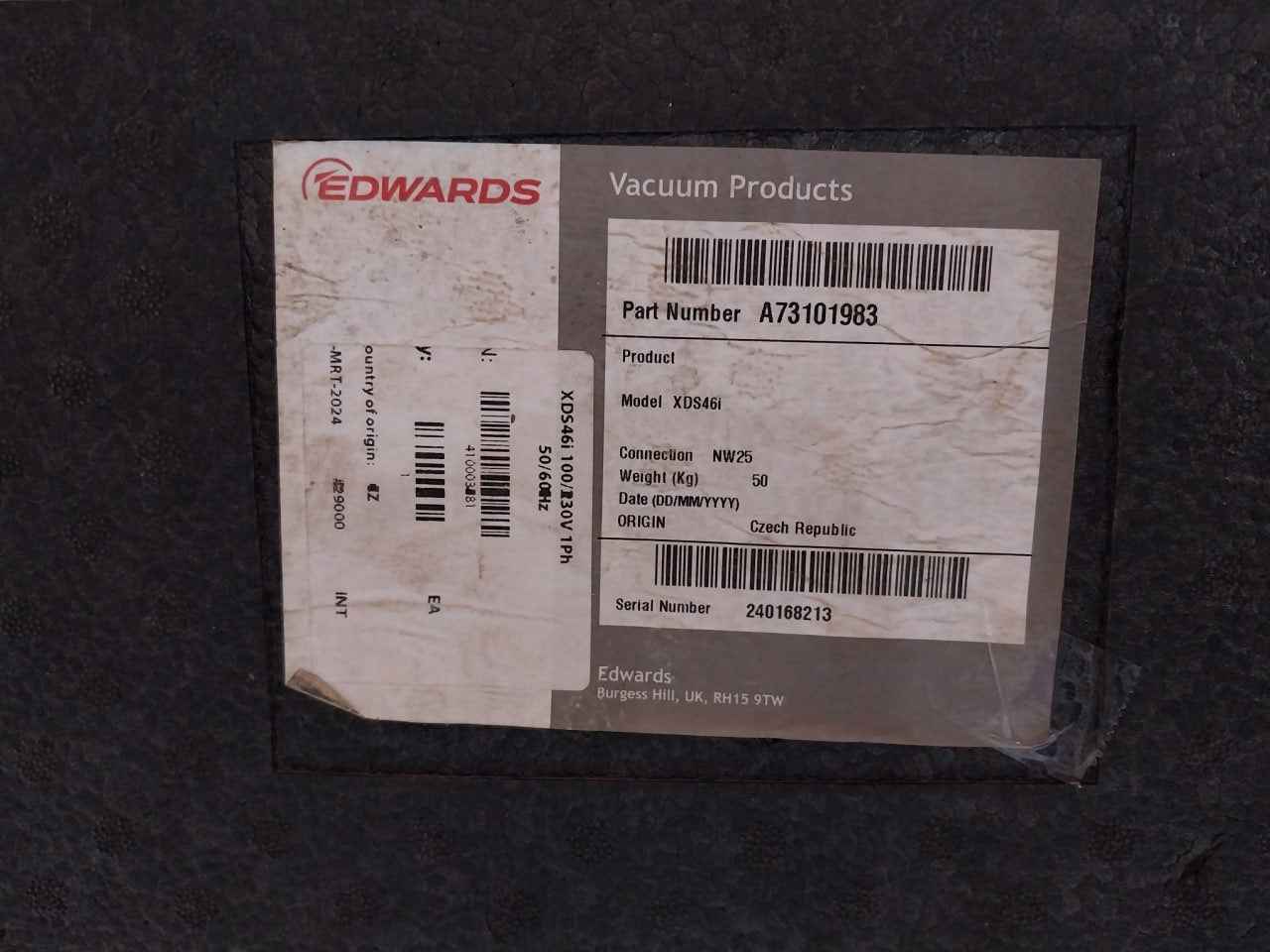 Edwards Xds46I 1-ph Dry Scroll Pump A73101983 100/130V 50/60Hz - Image 19