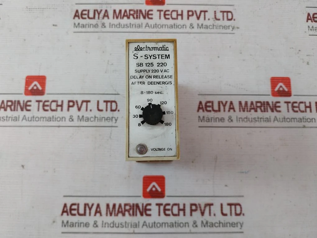 Electromatic Sb 125 220 Time Delay Relay S-system 10A/380V- S411 - Image 2