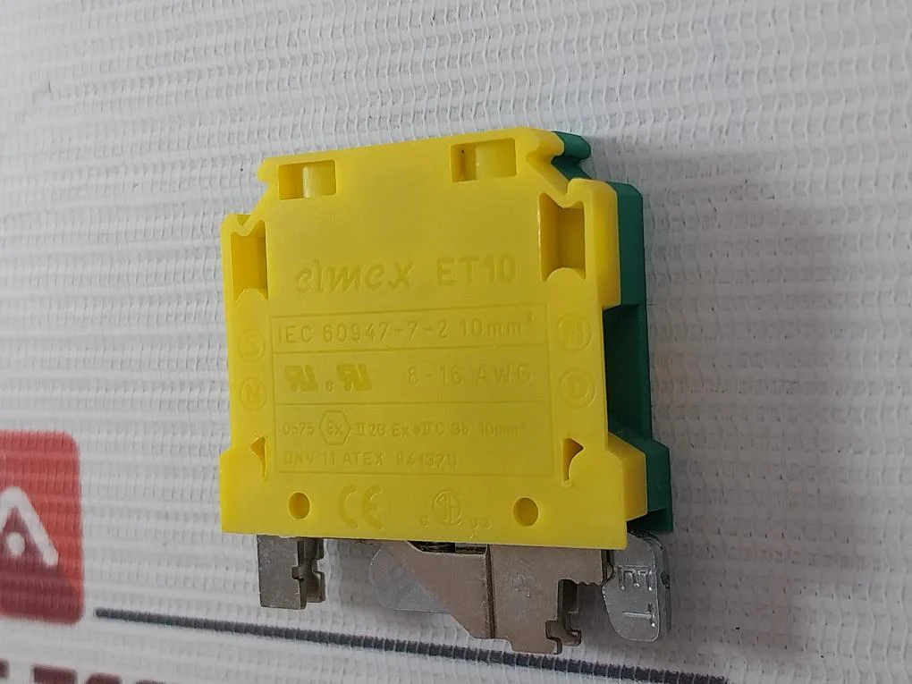 Elmex Et10 Earth Terminal Block Iec 60947-7-2 6–16 Awg 13 Mm - Image 11