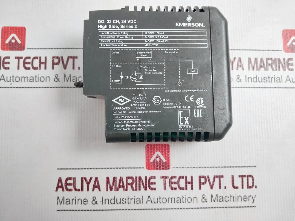 Emerson Kj3204X1-ba1 Digital Output Module 24Vdc Rev D - Image 4