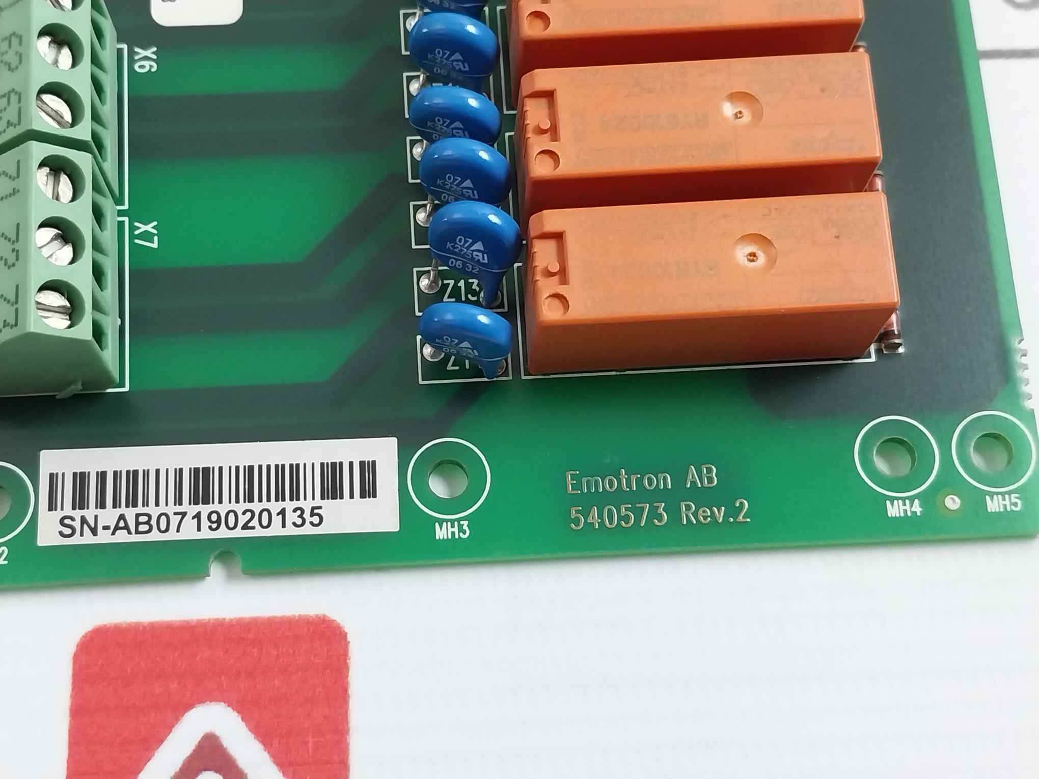 Emotron 540573 I/O Printed Circuit Board Rev 02 - Image 4