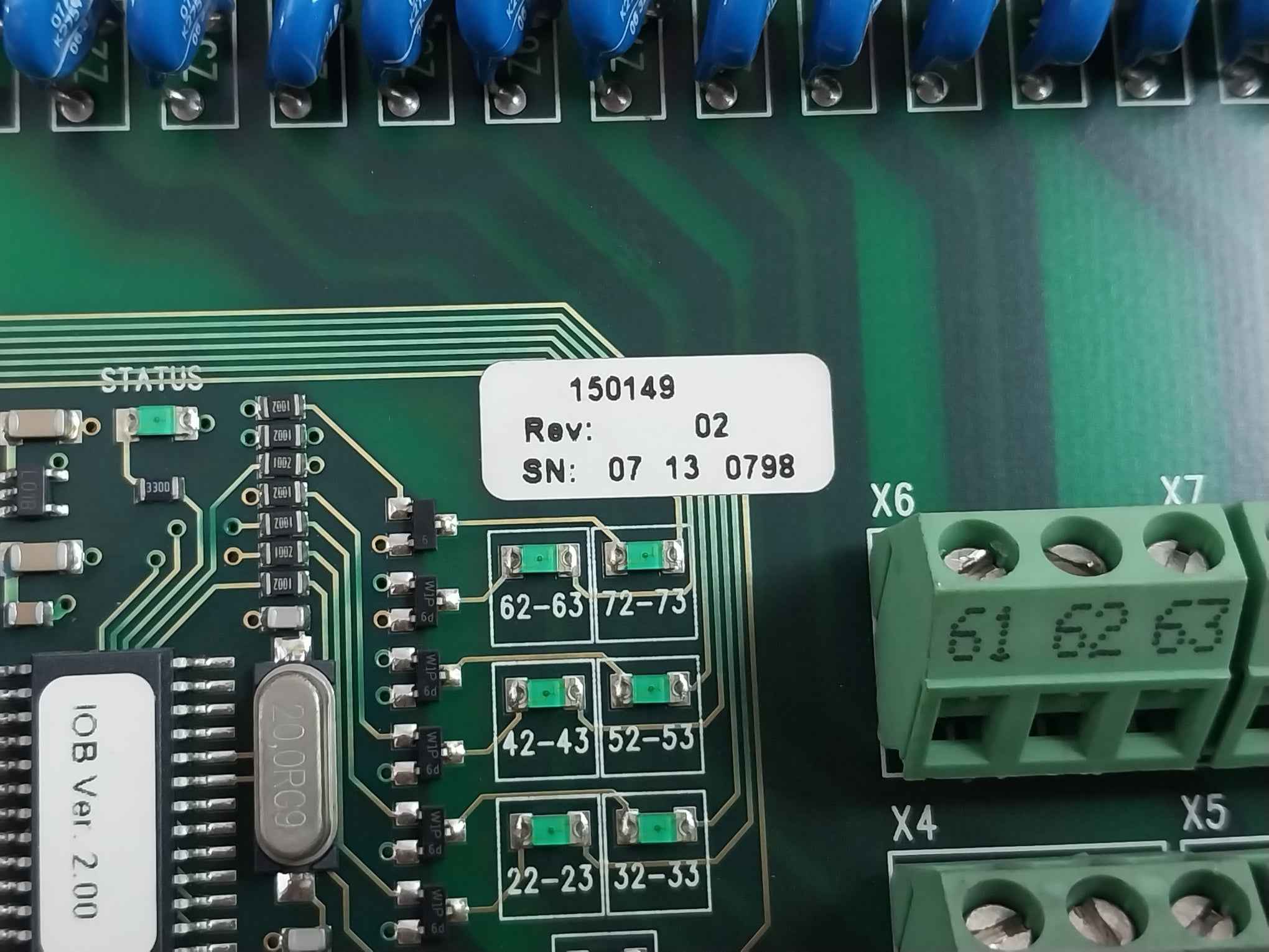 Emotron 540573 I/O Printed Circuit Board Rev 02 - Image 5