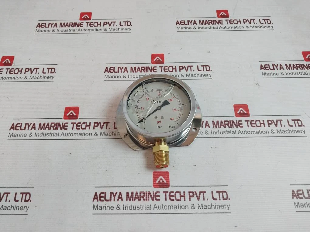 En 837-1 Pressure Gauge Pr11011 0-145 Psi 0-10 Bar - Image 2