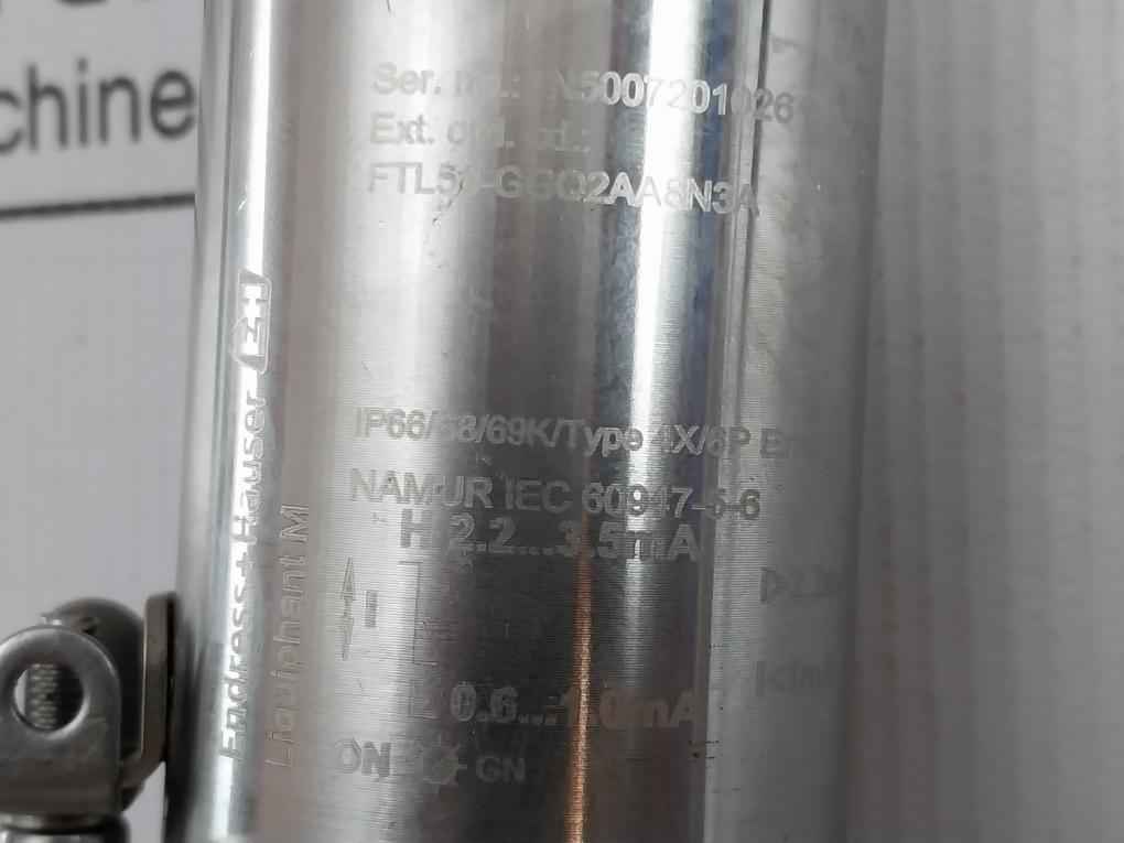 Endress+hauser Ftl50-ggq2aa8n3a Liquiphant M Level Switch Sensor 64 Bar - Image 16