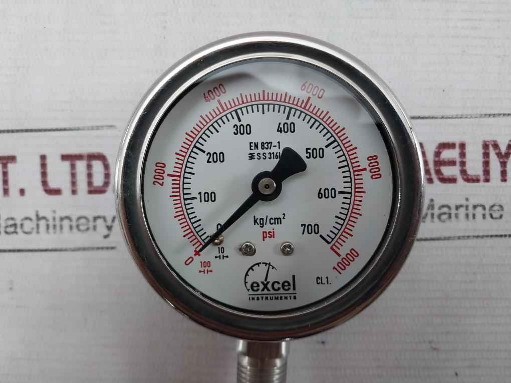 Excel En 837-1 Wpt-25-2-2Nm Digital Pressure Gauge 0-10000 Psi 63 Mm/2.5 Inch - Image 8