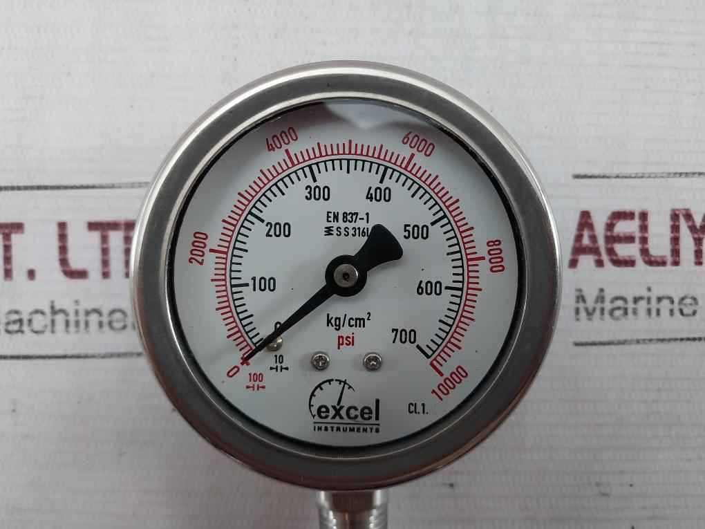 Excel En 837-1 Wpt-25-2-2Nm Digital Pressure Gauge 0-10000 Psi - Image 9