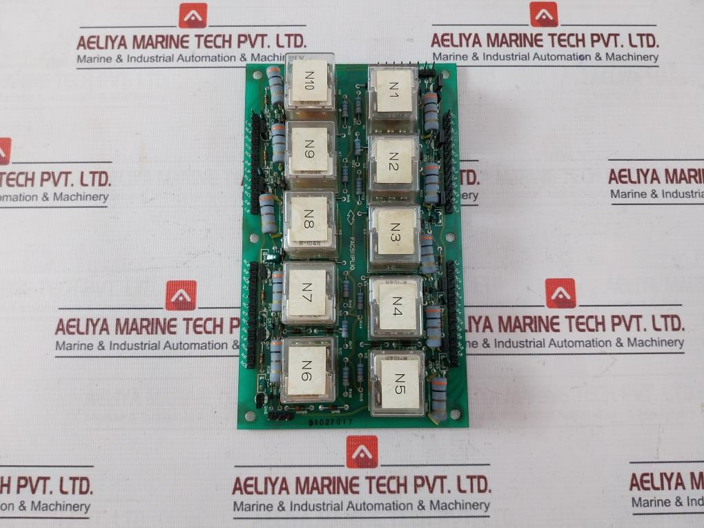 Fac511Pl10 Printed Circuit Board Card 51027017 - Image 6