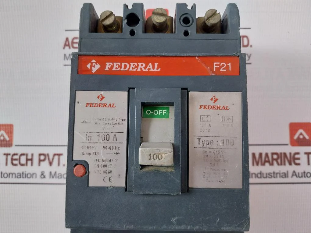 Federal F21 Circuit Breaker 690V 100A 50-60 Hz 8Kv - Image 5