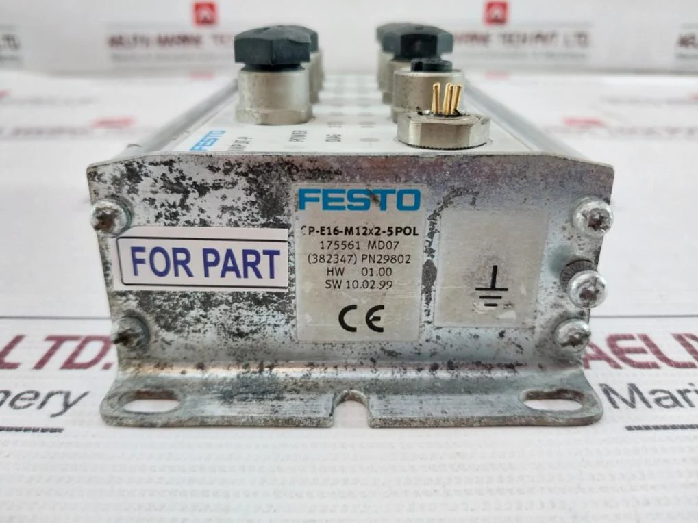 Festo Cp-e16-m12X2-5Pol Input Module 175561 Md07 Class 2(Not Working) - Image 7