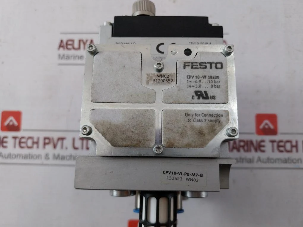 Festo Cpv10-ge-ib-8 Valve Terminal Cpv10-v1 18200 003447 Ip65 -5 C Ta +50 C - Image 8
