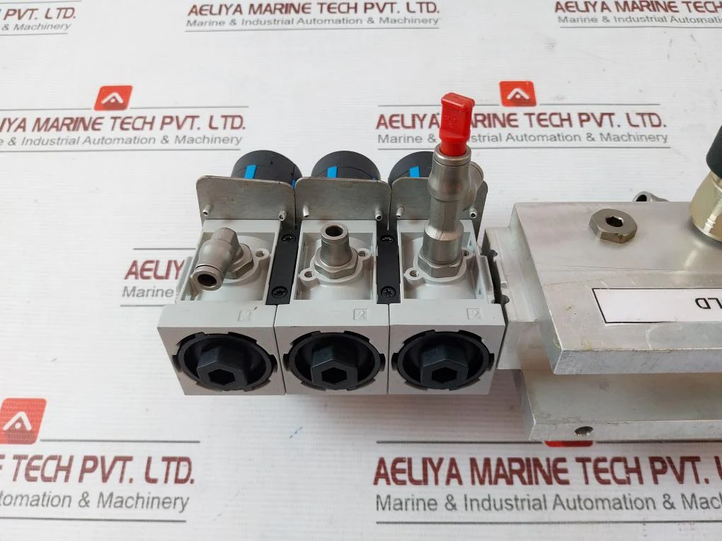 Festo Hea-m2-g1/2 Manual On-off Valve With Pressure Switch Pev-1/4A-wd F843 - Image 12