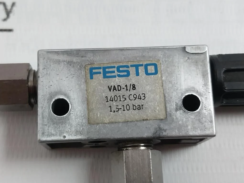 Festo Vad-1/8 Vacuum Generator 1,5-10 Bar 2307 - Image 4