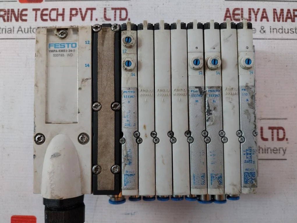 Festo Vmpa-kms1-24-5 Pneumatic Solenoid Valve Manifold Assy 3-8Bar Hw1104 - Image 11