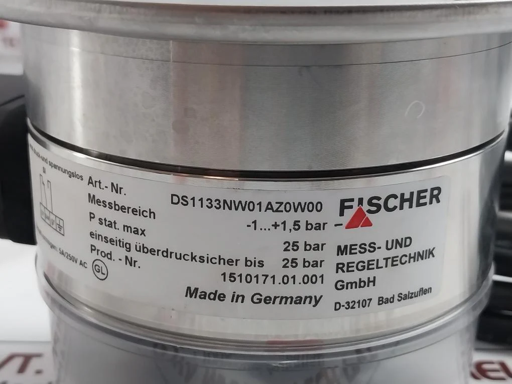 Fischer Ds1133Nw01Az0W00 Differential Pressure Gauge 5A/250V Ac - Image 12