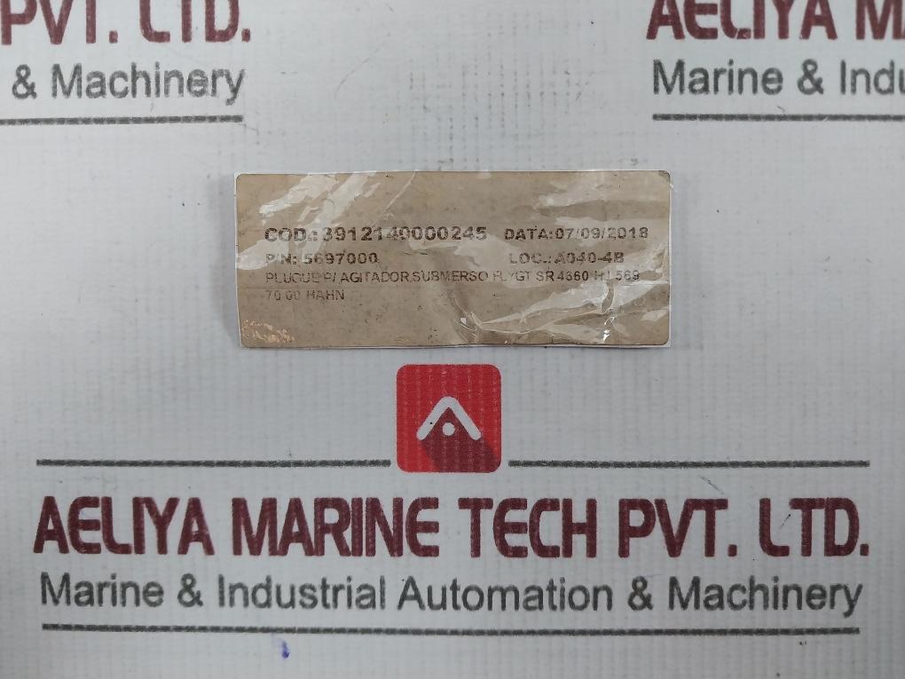 Flygt 569 70 00 Plug For Submersible Agitator - Image 3