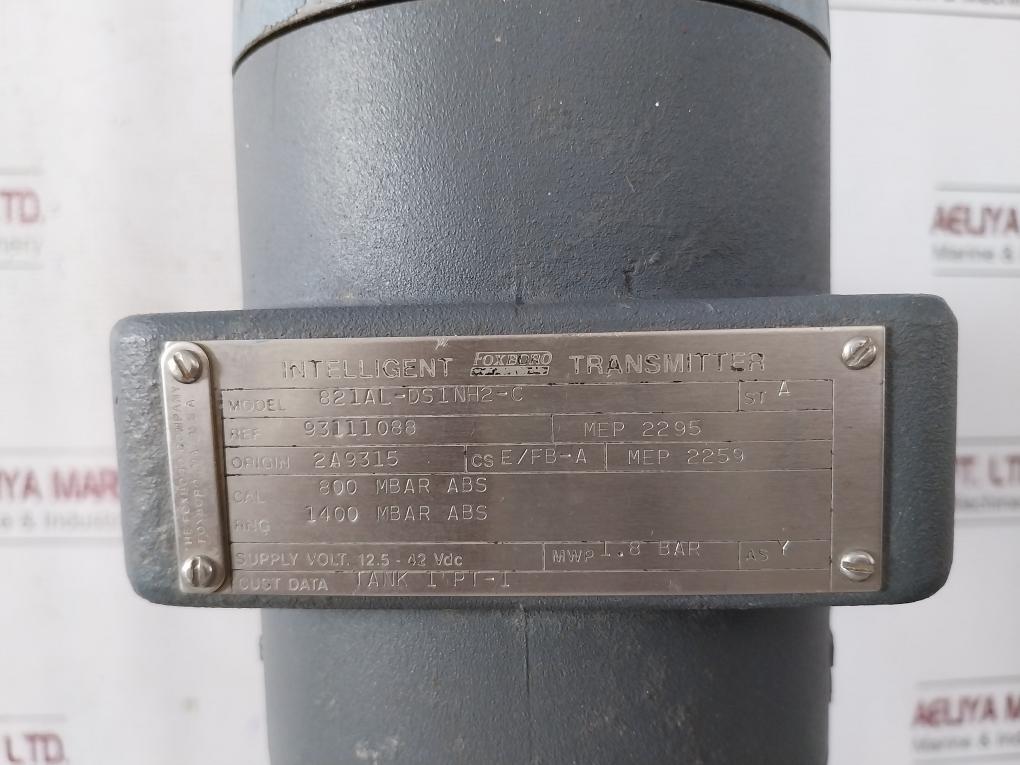 Foxboro 821Al-ds1Nh2-c Intelligent Pressure Transmitter L0121Fr-a 12.5-42Vdc 1.8 - Image 14
