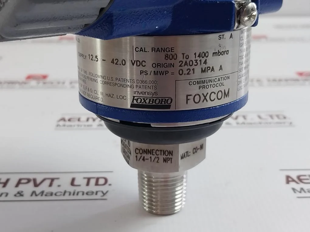 Foxboro Iap10-d20C1F-m2L1 Pressure Transmitter 12.5-42.0Vdc Nca247235A 0.21 Mpa - Image 12