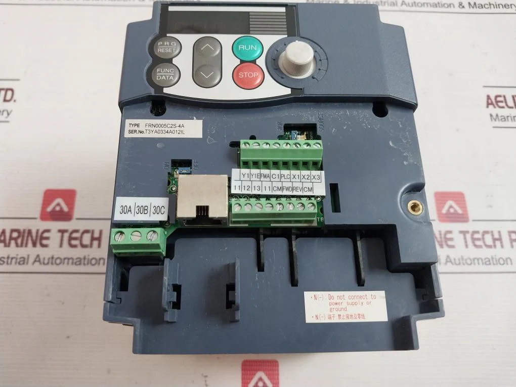 Fuji Electric Frn0005C2S-4A Ac Drive Adc12 Kmt 278V Ptsa310480-01 - Image 7