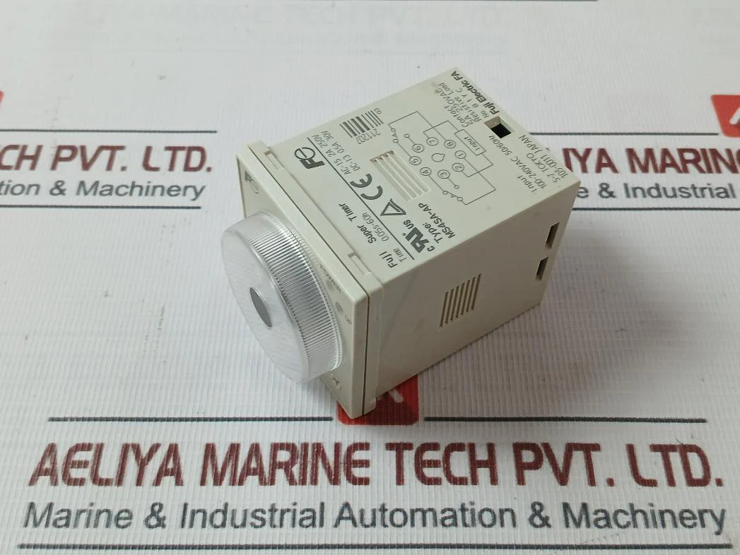 Fuji Electric Ms4Sa-ap Miniature Size Super Timer Module 100–240V Ac 50/60Hz - Image 4