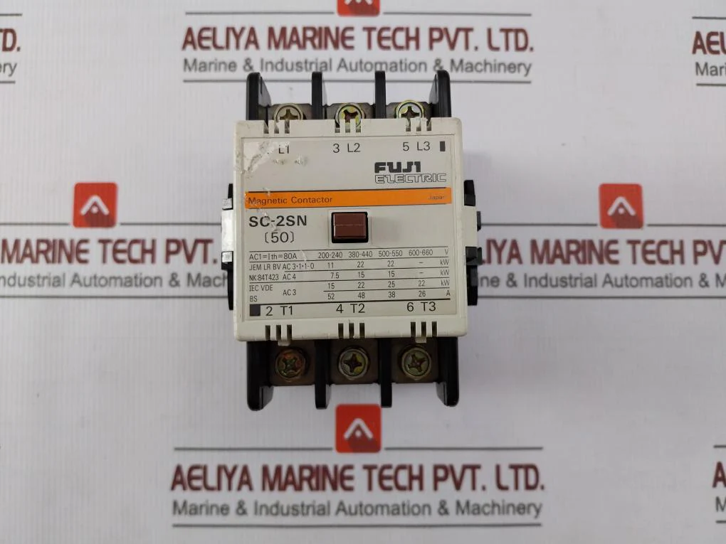Fuji Electric Sc-2Sn (50) 3 Phase Magnetic Contactor 200-220V 60Hz 80A