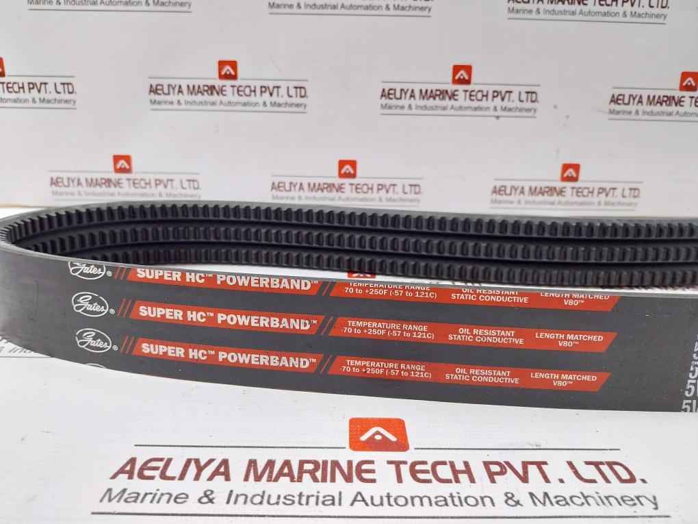 Gates 3/5Vx1250 Super Hc Powerband V-belt Aj428 - Image 8