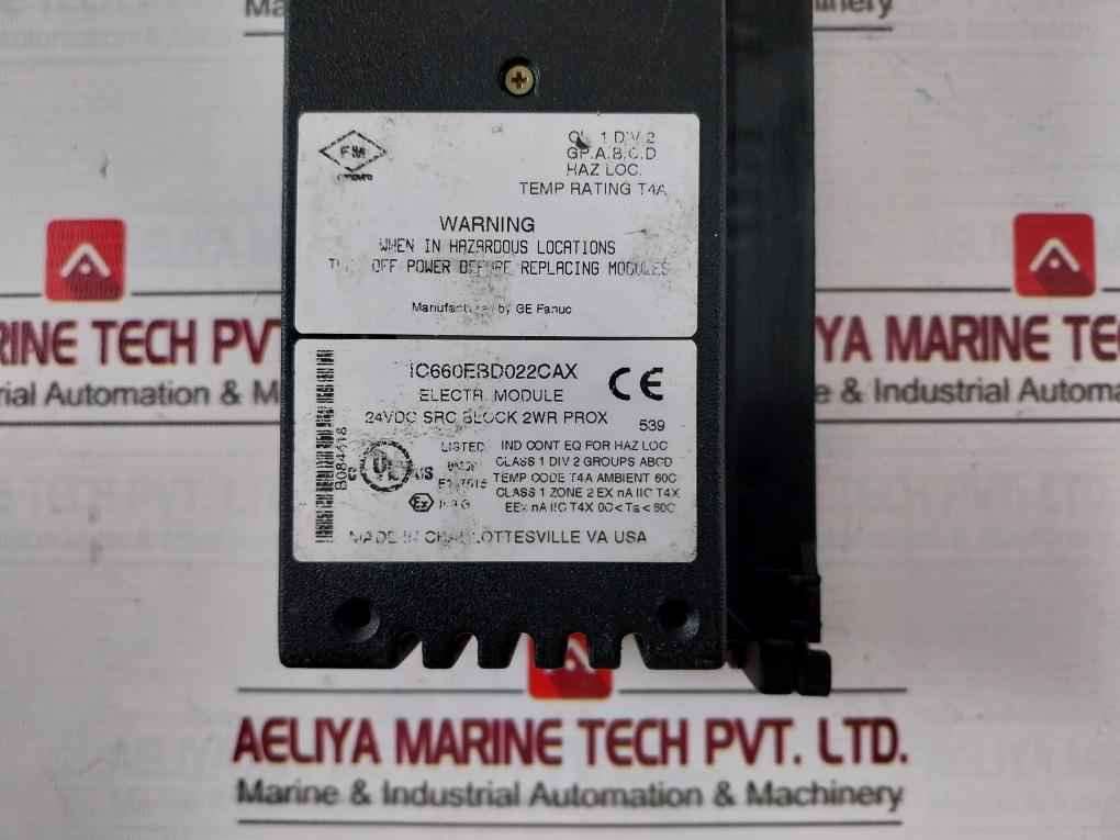 Ge Fanuc Ic660Bbd022 Genius Plc I/O Terminal Source Block Module 24Vdc - Image 8