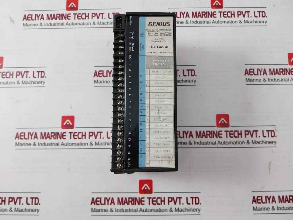 Ge Fanuc Ic660Bbd022 Plc I/O Terminal Source Block Module E105285 Pn-540004 - Image 2