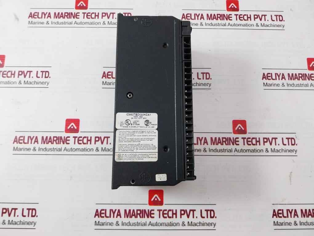 Ge Fanuc Ic660Bbd022 Plc I/O Terminal Source Block Module E105285 Pn-540004 - Image 6