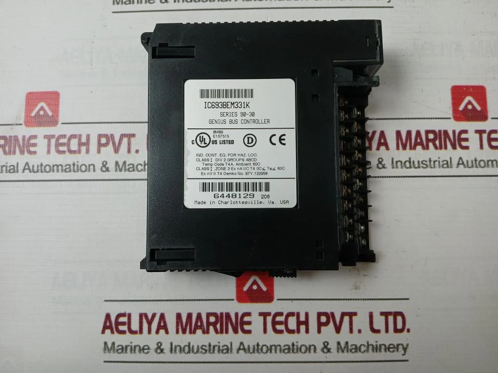 Ge Fanuc Ic693Bem331K Genius Bus Controller E157515 0C Ta 60C Series 90-30 - Image 3