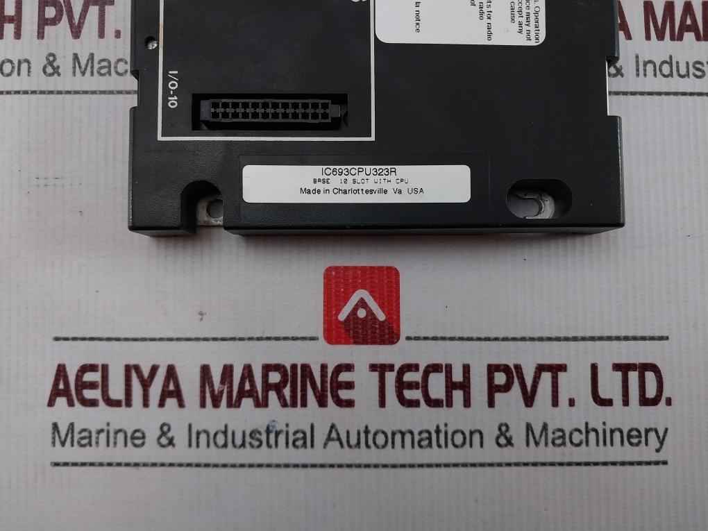 Ge Fanuc Ic693Cpu323R Programmable Controller Base 10-slot With Cpu T4A - Image 8