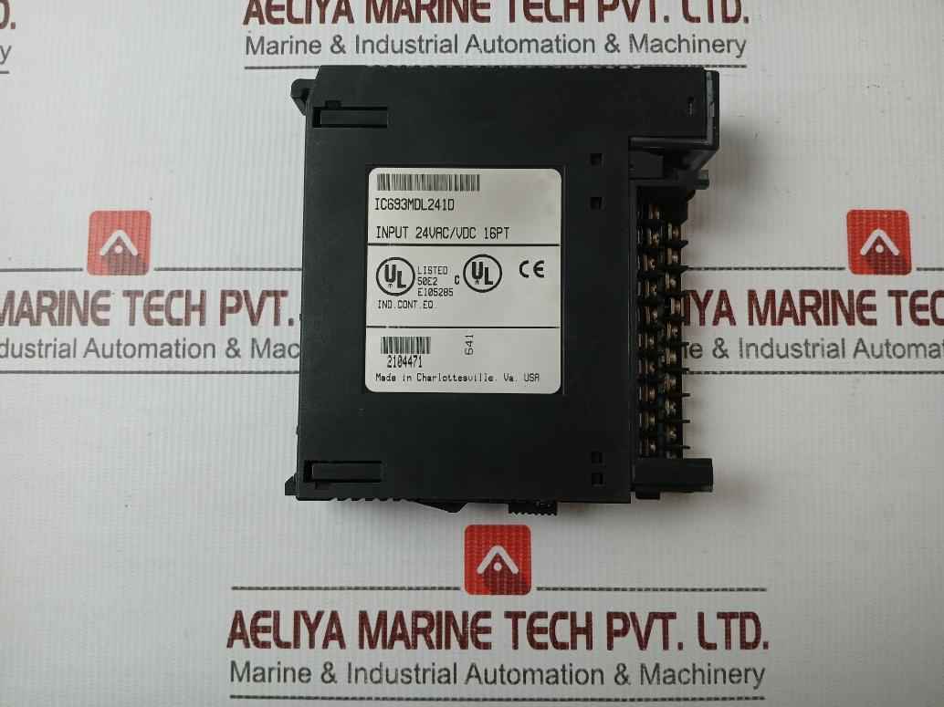 Ge Fanuc Ic693Mdl241D 16 Point Input Module 24Vac/Vdc 2104471 - Image 4