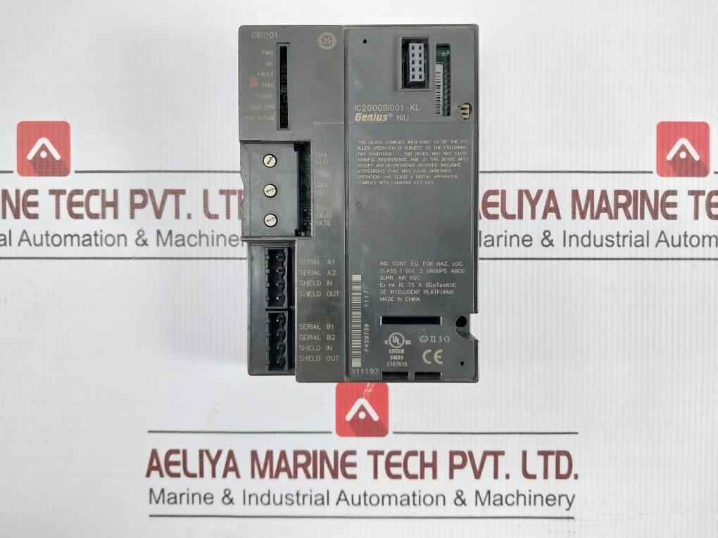 Ge Ic200gbi001-kl Genius Network Interface Unit Gbi001 - Image 2