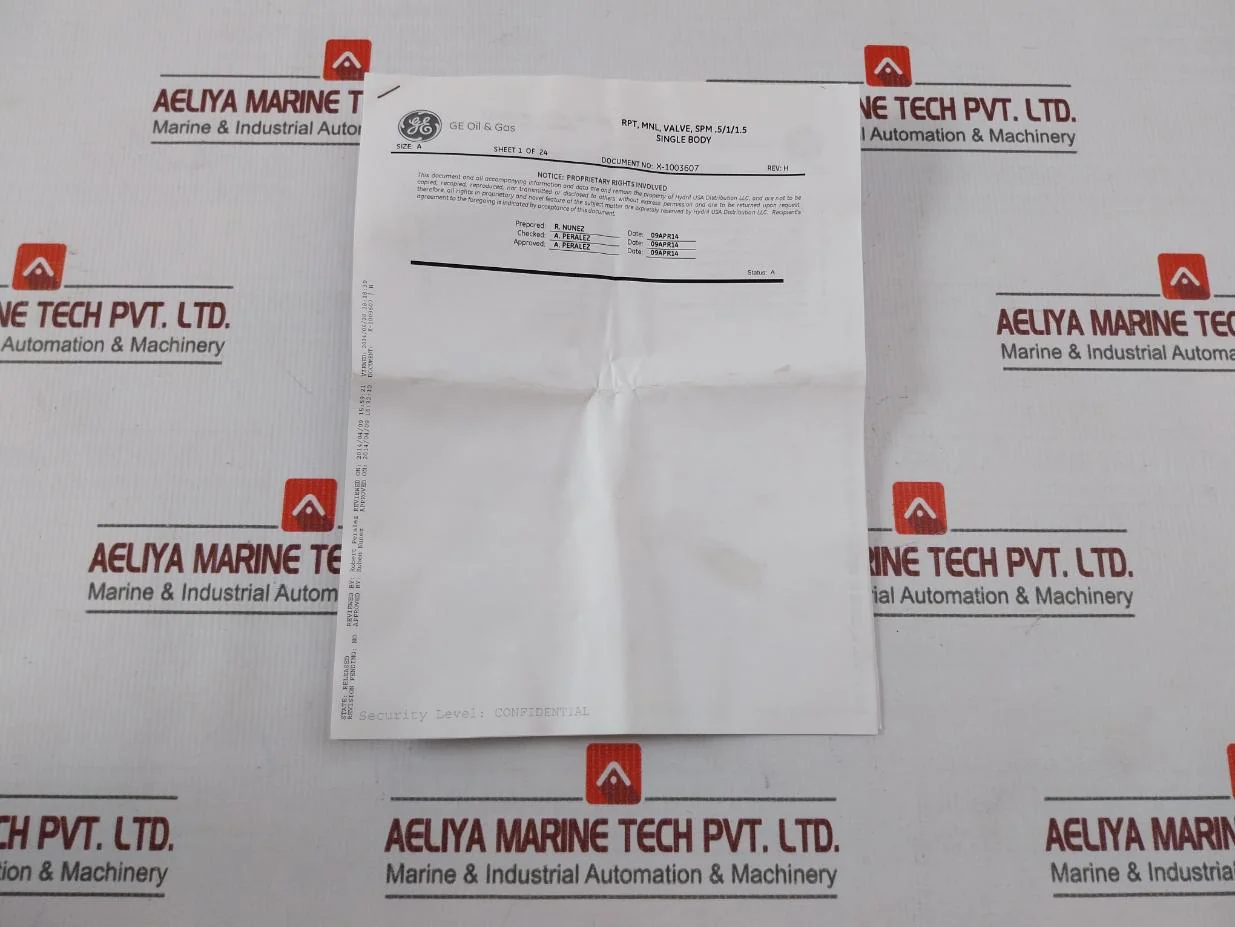 General Electric 20-507017 Repair Kit 1/2" Spm 3-way Nc Valve (3K) Mux Gen-ii - Image 8