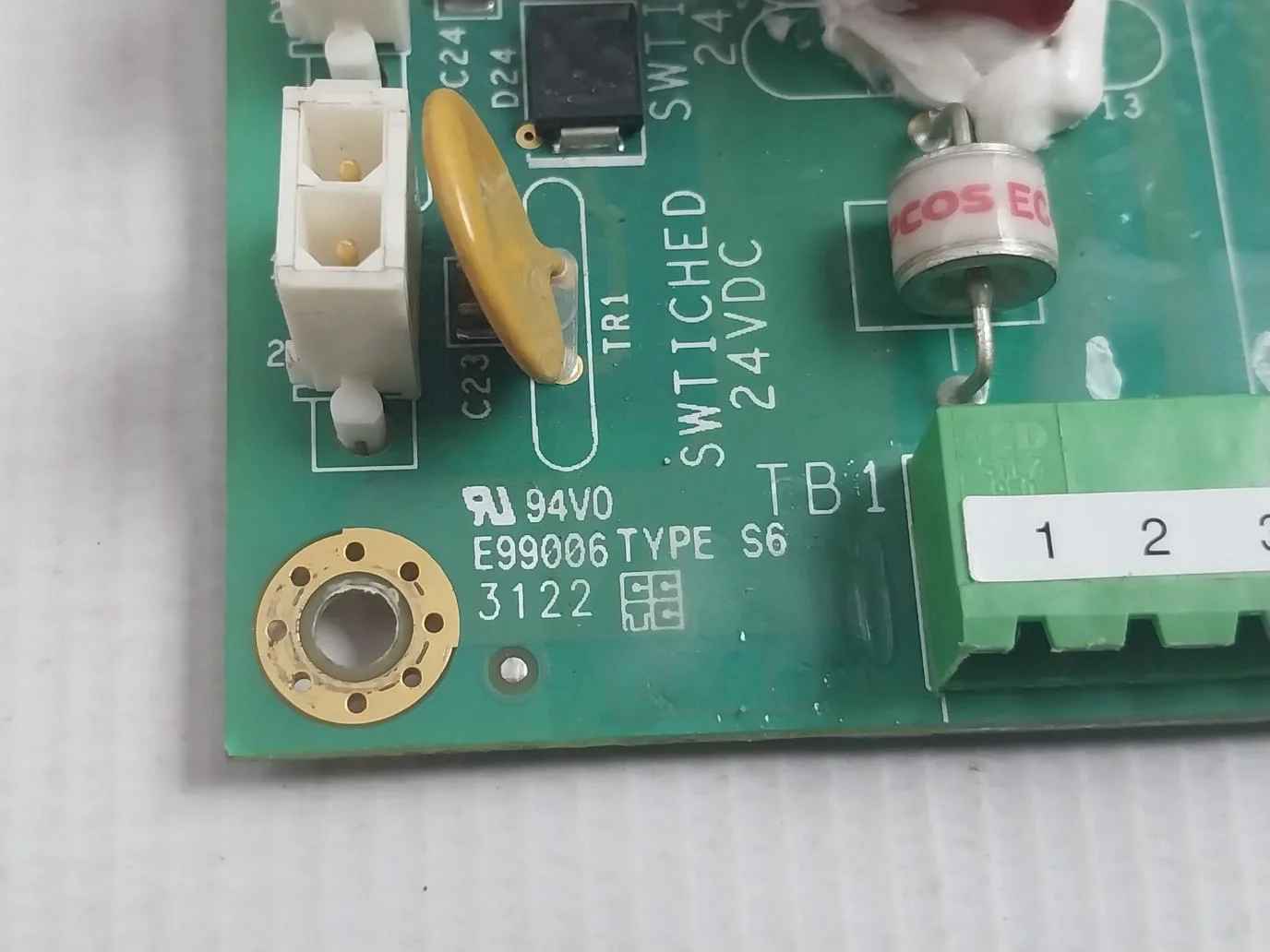 General Electric Is200Aepch2Cge Pcb Control Board Type S6 Rev: C 24Vdc - Image 4