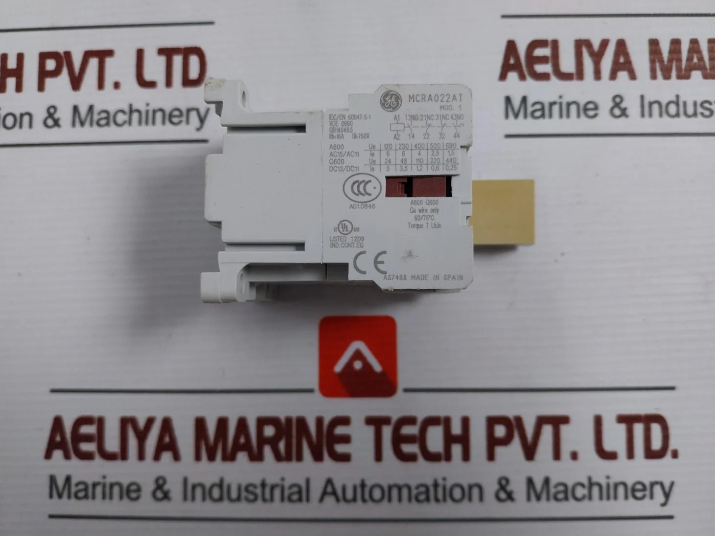 General Electric Mcra022At Mini Contactor Relay 750V/16A - Image 8