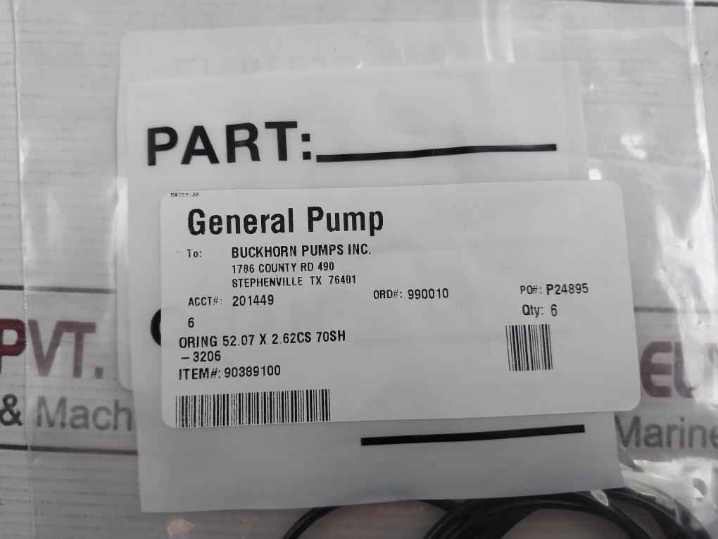 General Pump 90389100 O-ring Kit Spare For Hptu Bop Triplex Pump 70 Duro - Image 7